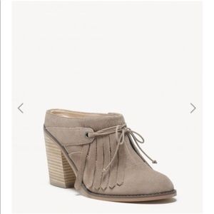Sole Society Taupe Boot Mules